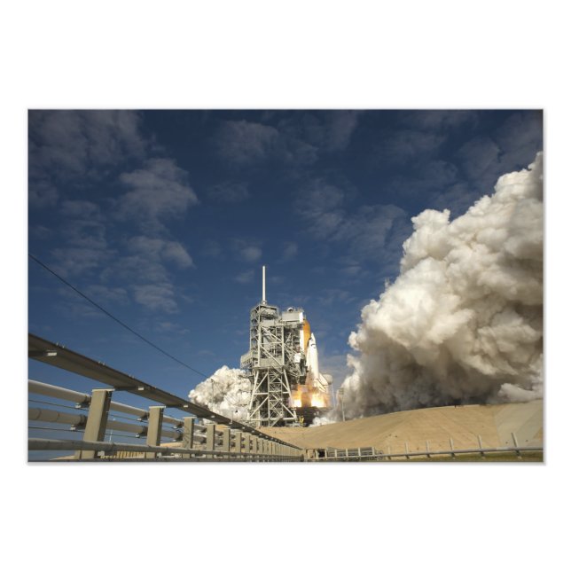 Space Shuttle Atlantis hiss av 6 Fototryck (Framsidan)