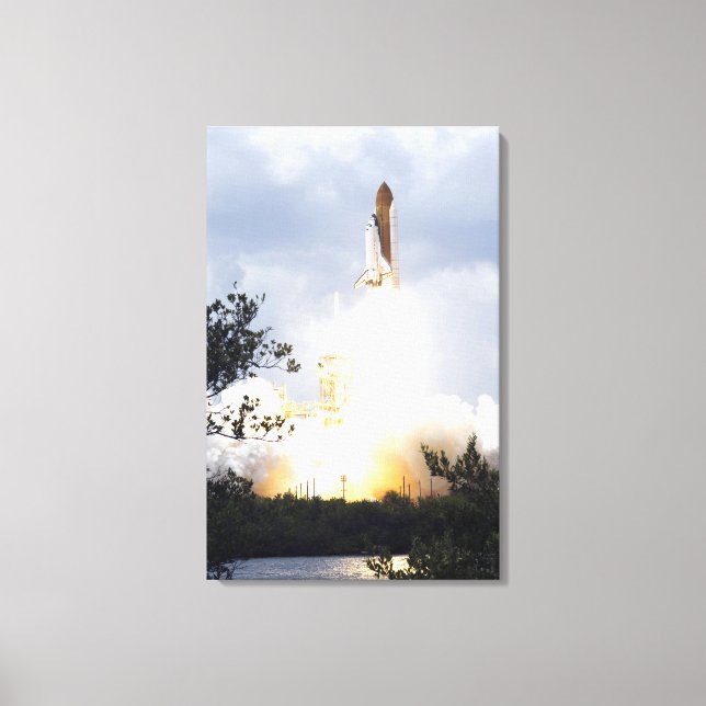 Space Shuttle Atlantis hiss av 7 Canvastryck (Framsida)