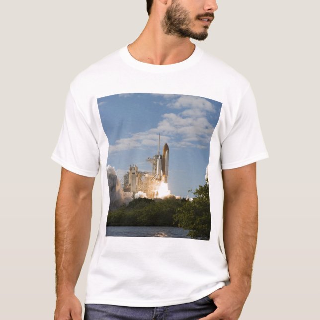 Space Shuttle Atlantis hiss av 7 Tee Shirt (Framsida)