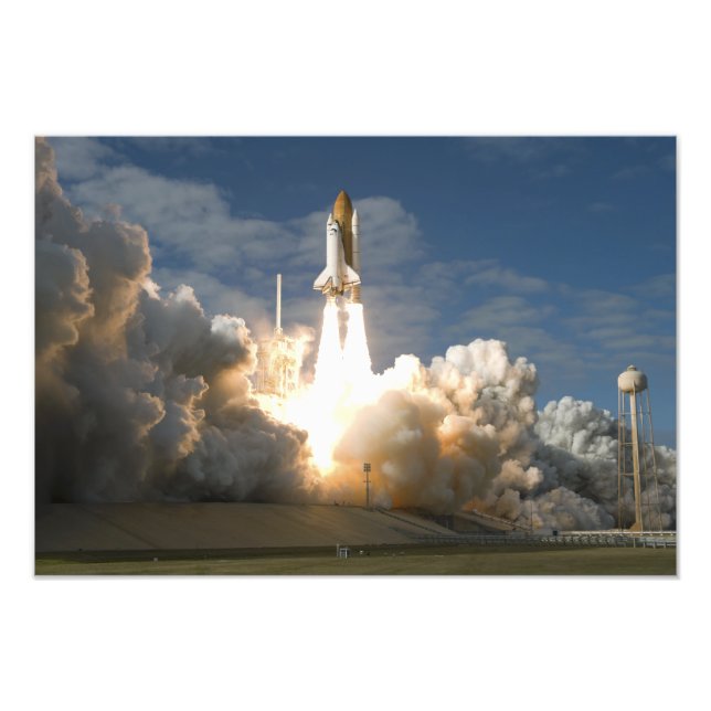 Space Shuttle Atlantis hiss av 8 Fototryck (Framsidan)