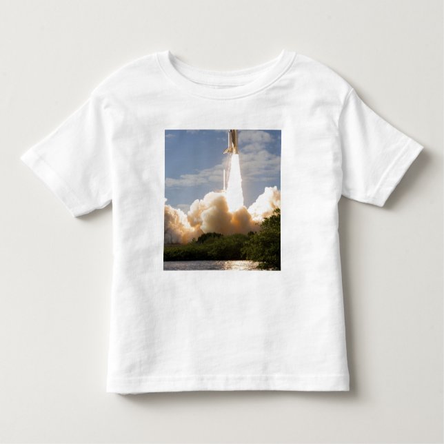 Space Shuttle Atlantis hiss av 8 T-shirt (Framsida)