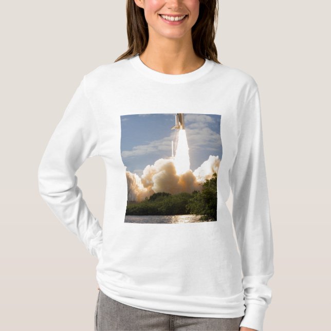 Space Shuttle Atlantis hiss av 8 Tee Shirt (Framsida)