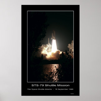 Space Shuttle Atlantis Hiss-off - ... Poster