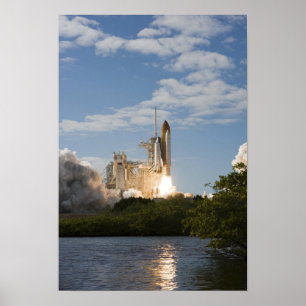 Space Shuttle Atlantis hiss på 10 Poster