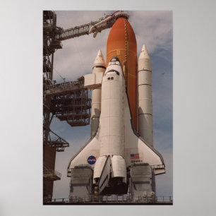 Space Shuttle Atlantis Redo for Launch (STS-106) Poster