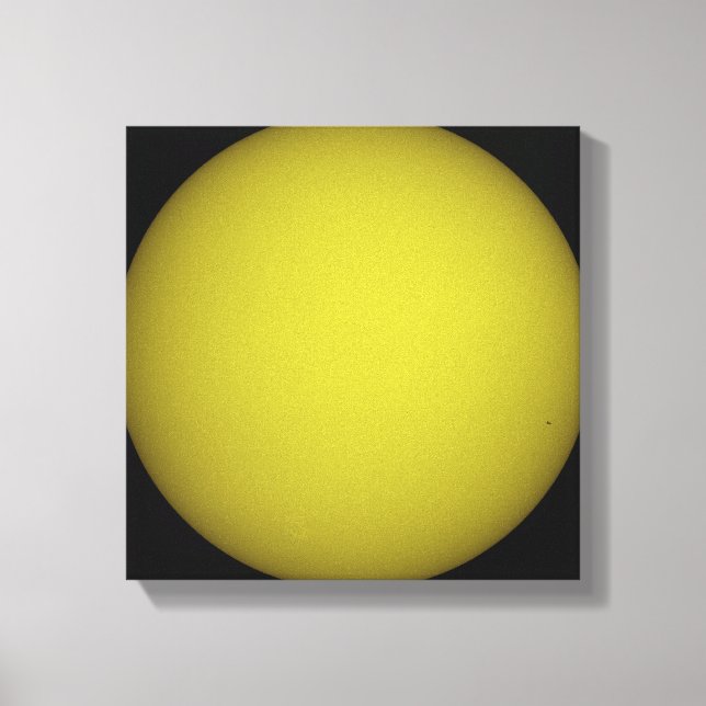 Space Shuttle Atlantis ses i silhouette Canvastryck (Framsida)