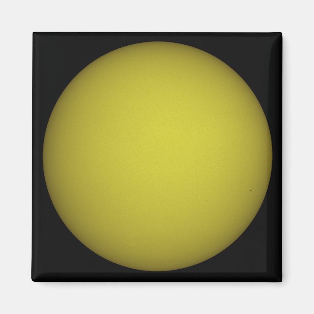 Space Shuttle Atlantis ses i silhouette Magnet (Framsidan)