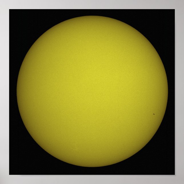 Space Shuttle Atlantis ses i silhouette Poster (Framsidan)