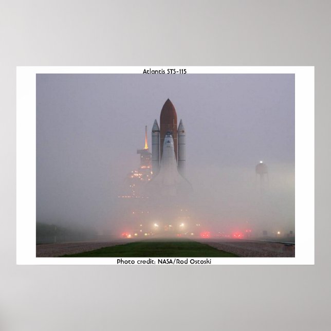 Space Shuttle Atlantis - STS-115 Poster (Framsidan)