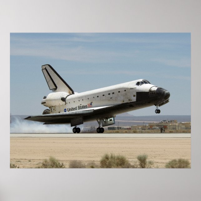 Space Shuttle Atlantis (STS-117) Poster (Framsidan)