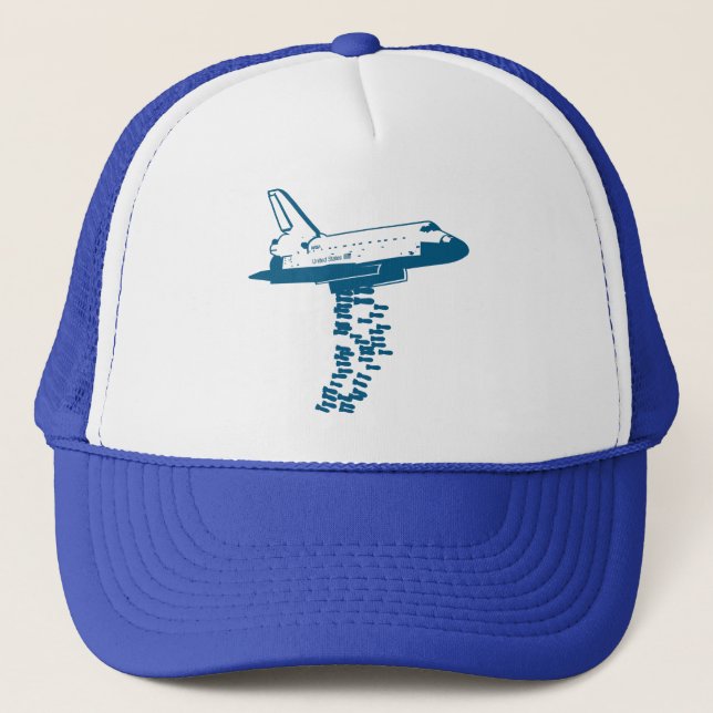 Space Shuttle Bomber Hat Truckerkeps (Framsida)