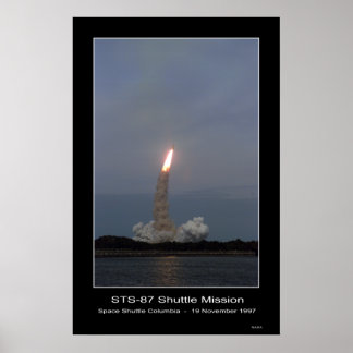 Space Shuttle Columbia Hiss off - ... Poster