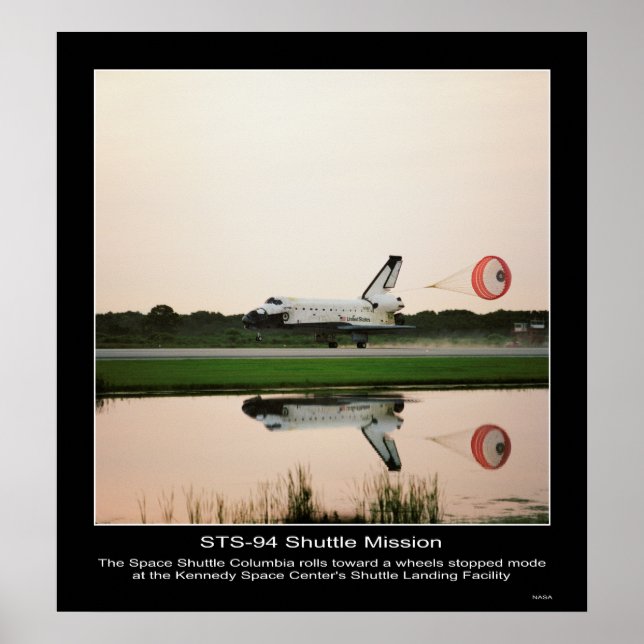 Space Shuttle Columbia Poster (Framsidan)