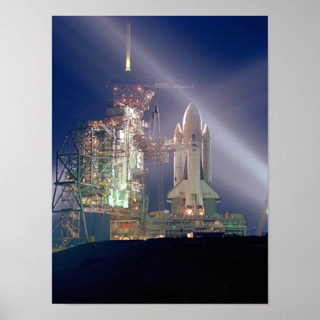 Space Shuttle Columbia Poster (Framsidan)