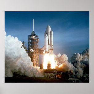 Space Shuttle Columbia sjösättning Poster