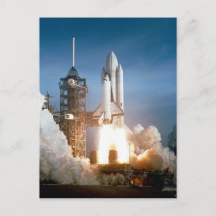 Space Shuttle Columbia sjösättning Vykort