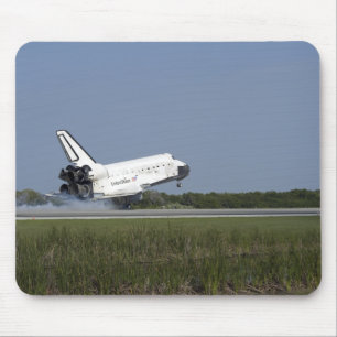 Space Shuttle Discovery-landar på Runway 33 4 Musmatta