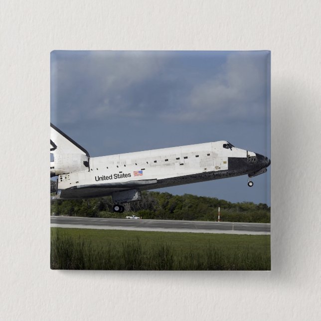 Space Shuttle Discovery-landar på Runway 3 3 3 Knapp (Framsida)