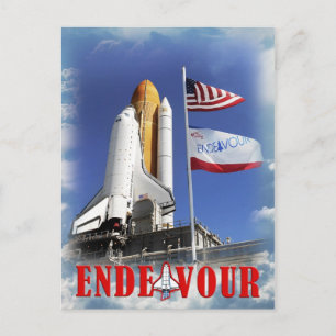 Space Shuttle Endeavor, Kennedy Space Center Vykort