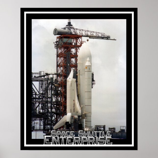 Space Shuttle Enterprise Poster (Framsidan)