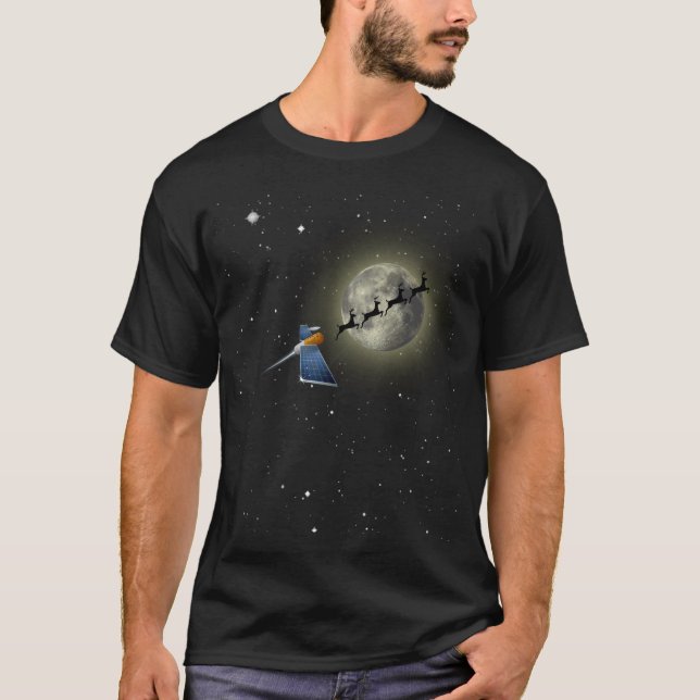 Space Sleigh T Shirt (Framsida)
