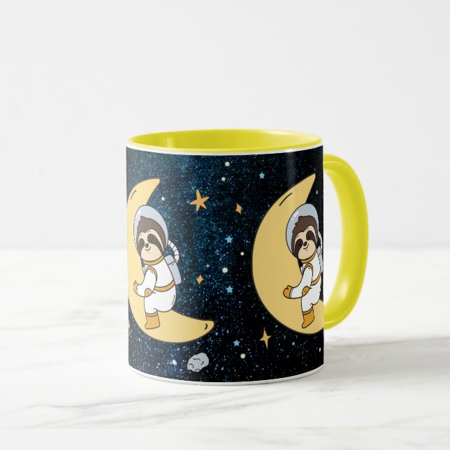 Space Sloth Mugg (Framsida höger)