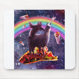 Space Sloth Riding Llama Unicorn - Taco & Burrito Musmatta