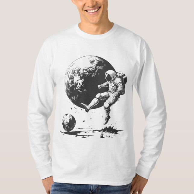 space soccer t-shirt (Framsida)