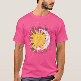 Space Sol Måne Celestial Body Astrology Universe A T Shirt