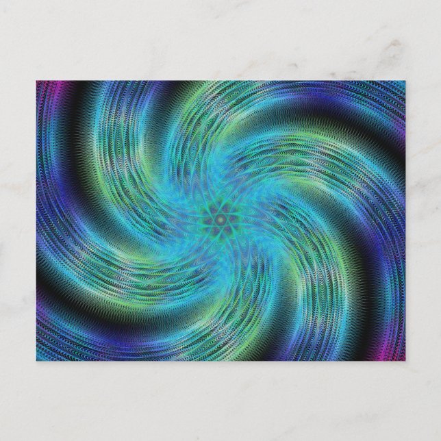 Space spiral vykort (Framsida)