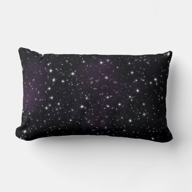 Space Stars Galaxy Nebula Lumbarkudde (Framsida)