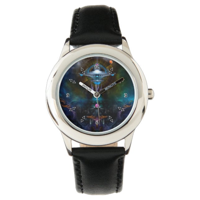 Space Station Ansarious Wrist Watch Armbandsur (Framsida)