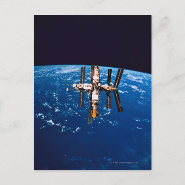 Space Station i omloppsbana 5 Vykort (Framsida)