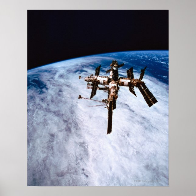 Space Station i Orbit 11 Poster (Framsidan)