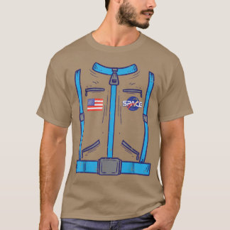 Space Suit Astronaut Cosmos Halloween Costume Men T Shirt