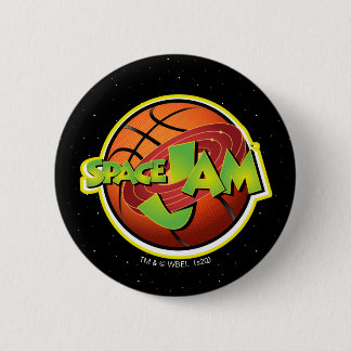 SPACE SYLT™-Logotyp för basketboll Knapp