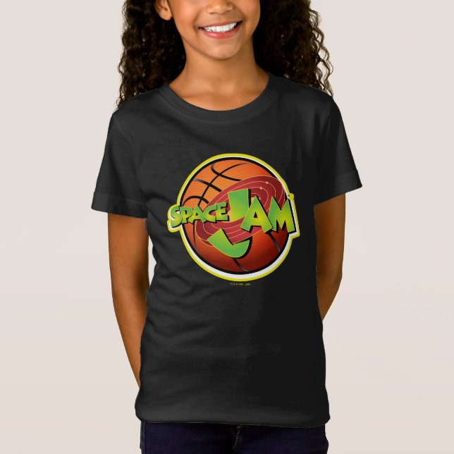 SPACE SYLT™-Logotyp för basketboll T Shirt (Framsida)