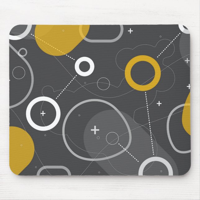 Space Tävling Abstrakt Mousepad Musmatta (Framsidan)