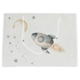 Space Theme Paper Bag for Kids