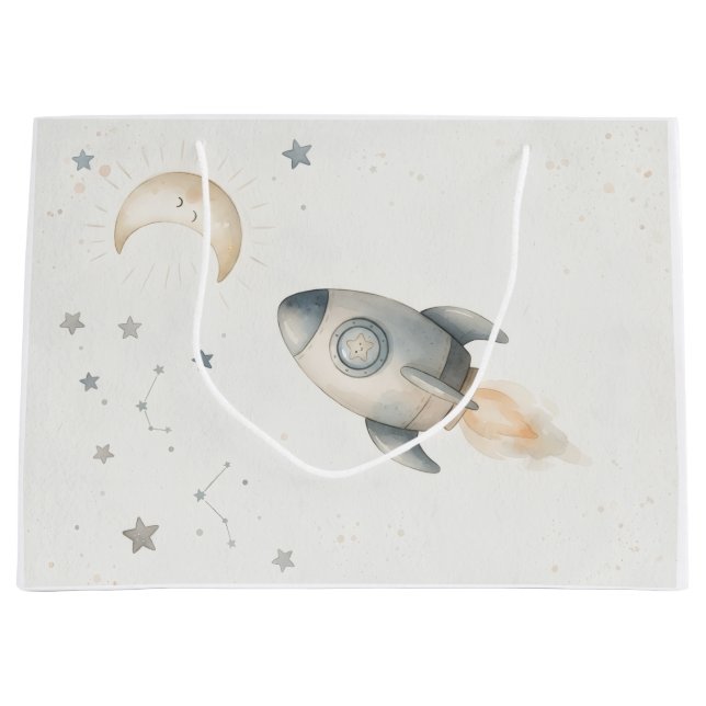 Space Theme Paper Bag for Kids (Framsidan)