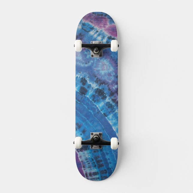 Space Tie Dye Mini Skateboard Bräda 18,5 Cm (Framsida)