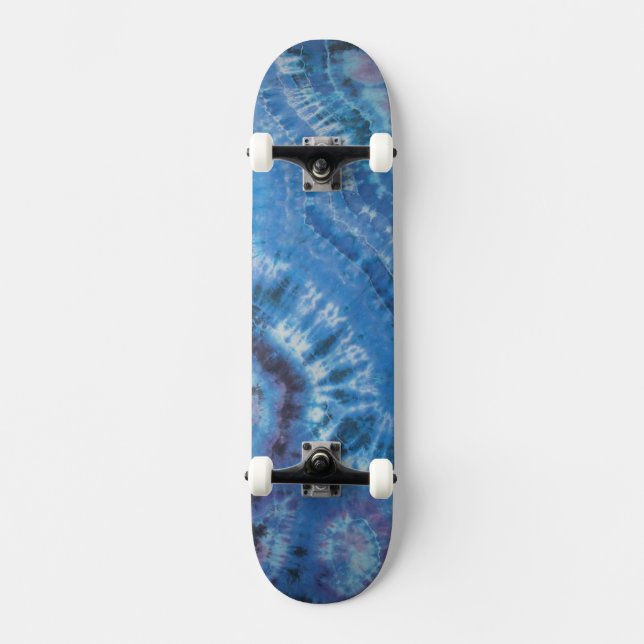 Space Tie Dye Mini Skateboard Bräda 18,5 Cm (Framsida)