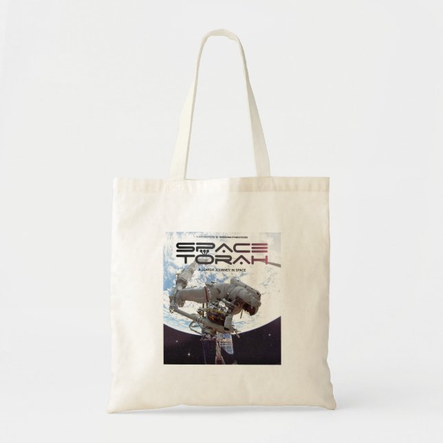 Space Torah Tote Bag Tygkasse (Framsidan)