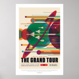Space Tourism Advert - Solar System Grand Tour Tou Poster