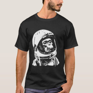 Space Travel Astronaut Monkey T Shirt
