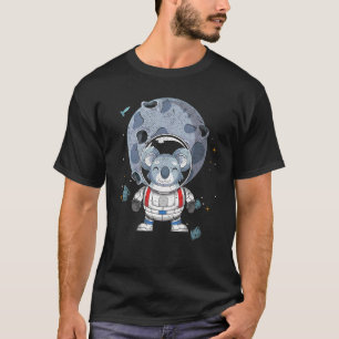 Space Travel Måne landning Cute Aussie Animal Astr T Shirt