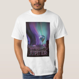 Space Travel Poster Jupiter T Shirt