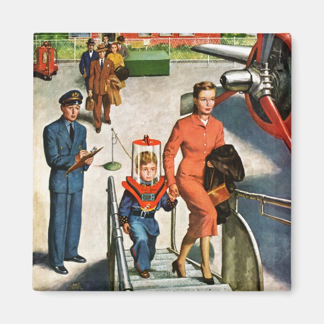 Space Traveler Magnet (Framsidan)