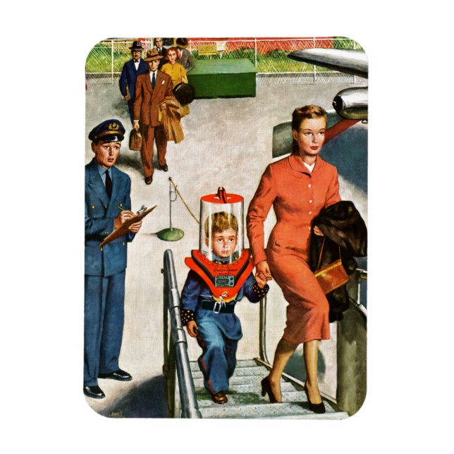 Space Traveler Magnet (Vertikal)