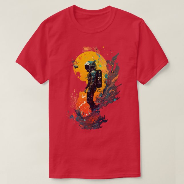 Space Traveler T Shirt (Design framsida)